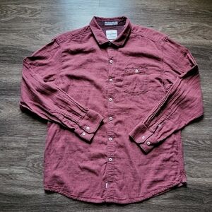 Tommy Bahama Men's Island Modern Fit Long Sleeve Button Up Shirt Size XLX